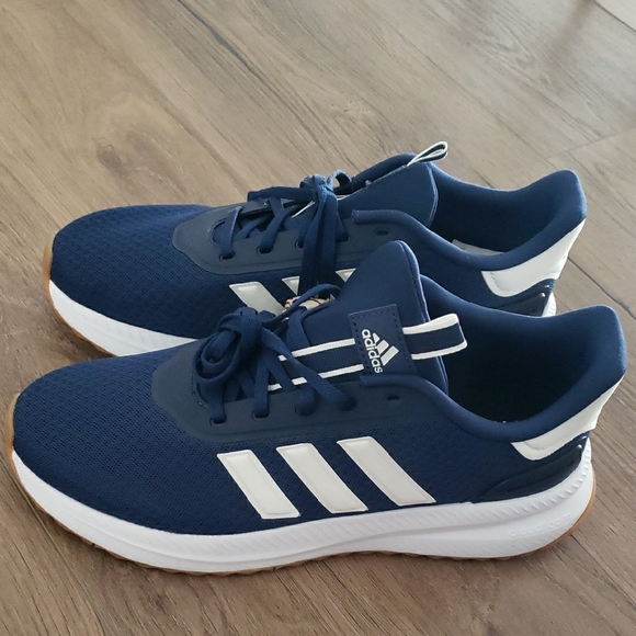 adidas Navy & White Athletic Sneakers, Men's Size 8, New With Tags - Picture 5 of 9